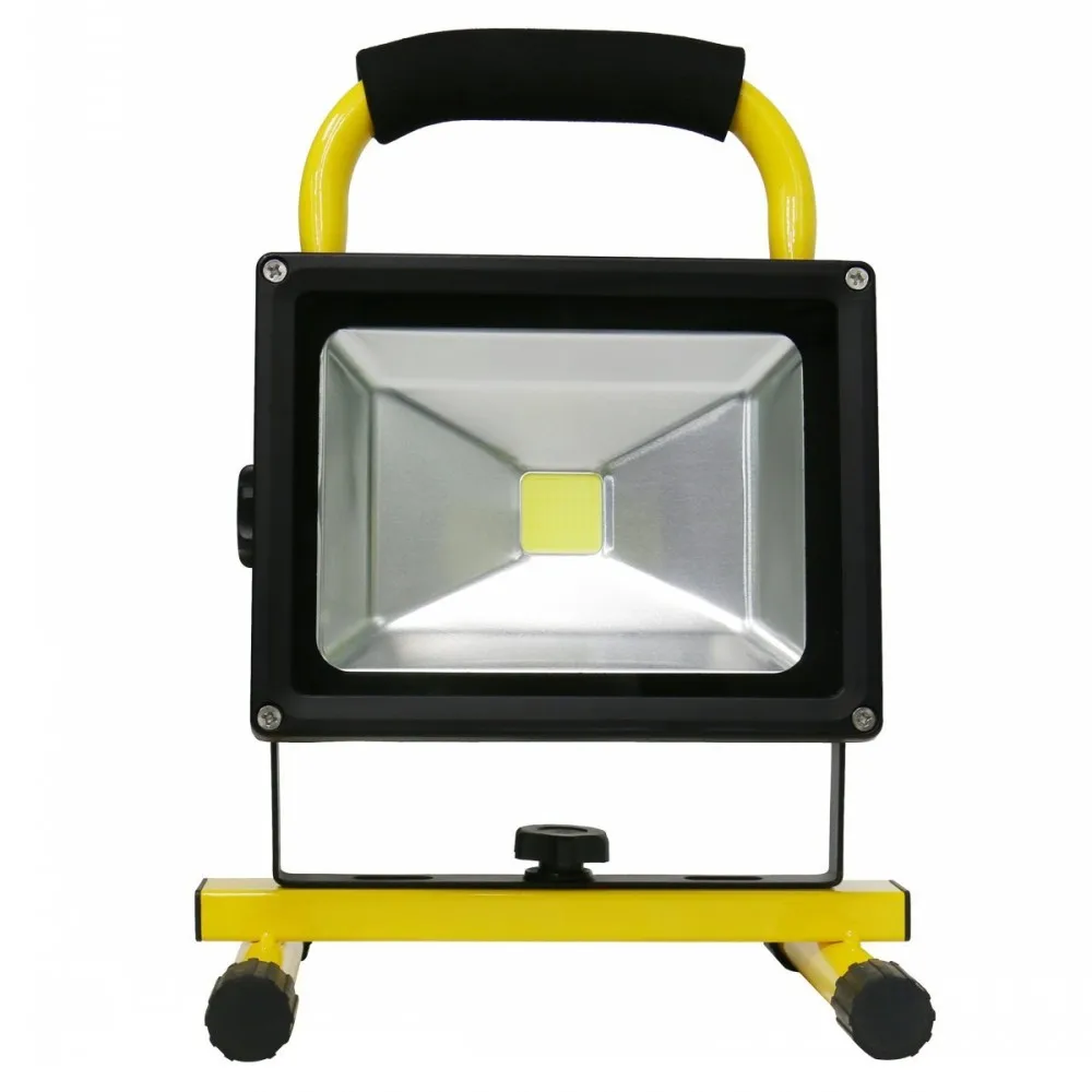 US $53.59 20W Floodlight Rechargeable LED Flood Light Lamp portable Outdoor Spotlight Camping Work Light with DC Car Charger