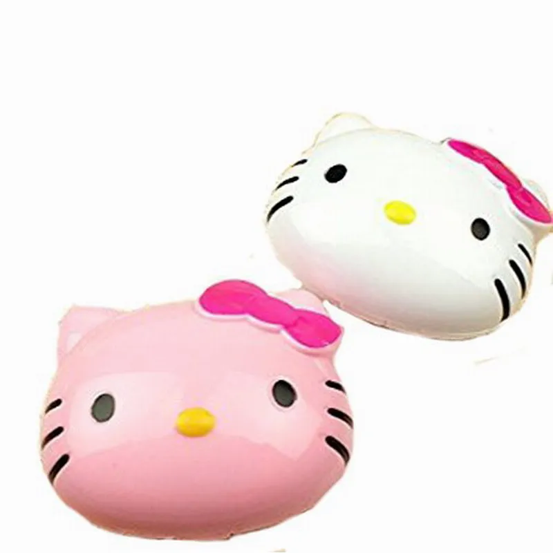 

1 Piece Hello Kitty Contact Lenses Box Cat Head Plastic Eyeglass Case