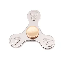 HOT Finger Funny Toy skeleton head Fidget Toy Hand fidget Spinner For Autism and ADHD Kids/Adult Anti Stress Action