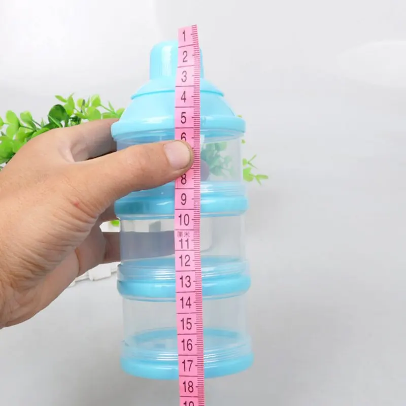 

Portable Baby Food Storage Baby Milk Powder Container Baby Infant Feeding Milk Powder Food Bottle Container 3 Cells Grid Box