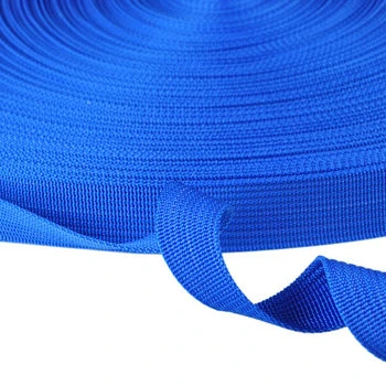 25 мм шириной 5 м/лот чистый цвет 900D PP лямки полипропиленовый кант ремень рюкзак ремни - Цвет: blue