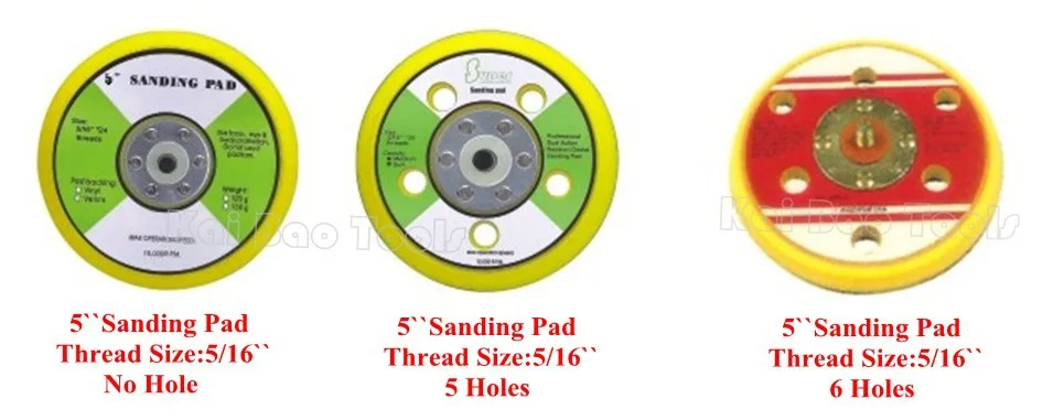 125 мм шлифования бэк-pad 5 дюймов абразивный диск площадку крюк и петля винил 5/16 с отверстиями для воздуха орбитальной jil Sander/полировщик