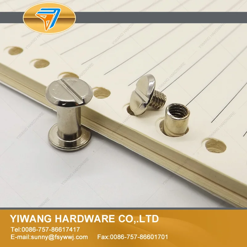 200pcs/lot 18mm Free Shipping High Quality Binding Book Screwsin