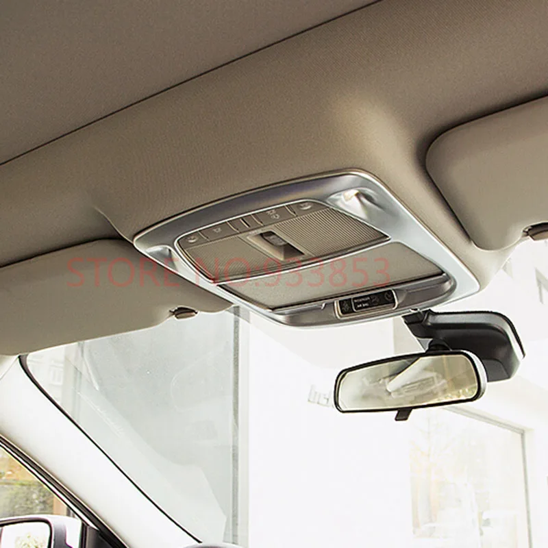 Car Abs Chrome Interior Front Reading Light Cover Trim For Lhd Renault