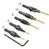 5pcs HSS Countersink Drill Bit Set Quick Change 1/4