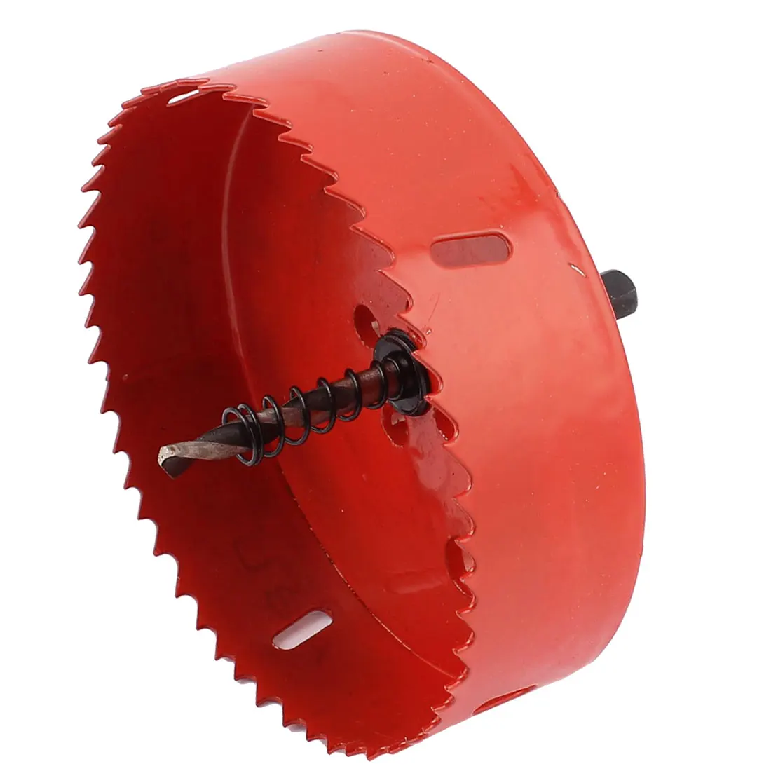

UXCELL 120Mm Cutting Dia Toothed Bi-Metal Hole Saw Cutter Drill Bit Red For Wood Iron