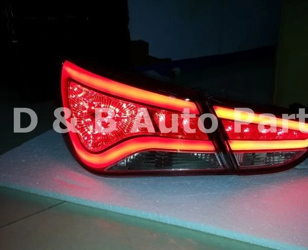 1 пара Высокое качество светодиодный задний светильник s задние лампы для hyundai Sonata 2010'-up