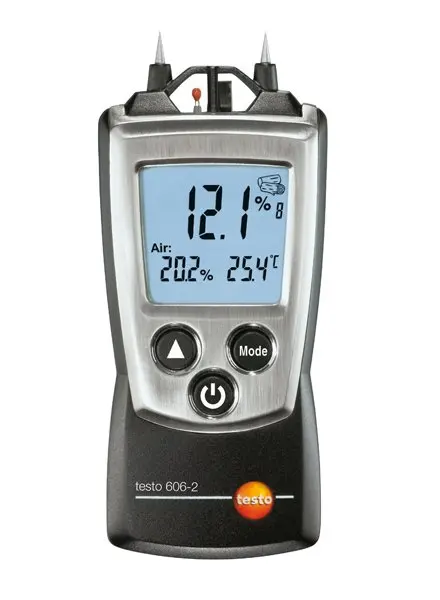 Testo 625, беспроводной гигрометр, измеритель влажности воздуха, измеритель температуры NTC& K, зонд, влажная лампа, точка росы 0563 6251