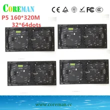 Low price good quality p5 led display modulep2p3p4p7.62 P5 Outdoor SMD 3-IN-1 LED Display Module meanwell power supply