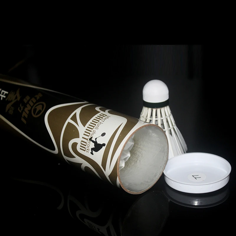Kunli bádminton volantes KL-oro de grado superior de pluma de ganso volantes para el torneo internacional mejor durable mejor vuelo Kunli bádminton volantes KL-oro de grado superior de pluma de ganso volantes para el torneo internacional mejor durable mejor vuelo