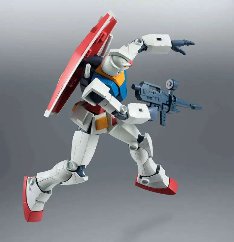 Оригинальная фигурка робота BANDAI Tamashii Наций № 192-RX-78-2 Gundam ver. A.n.i.m.e. "Мобильный костюм Гундам"
