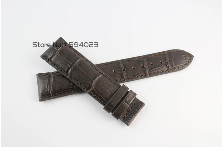 20 мм (Buckle18mm) T097407A T097410A мужской деньги черного или коричневого цвета из натуральной кожаные браслеты для часов на