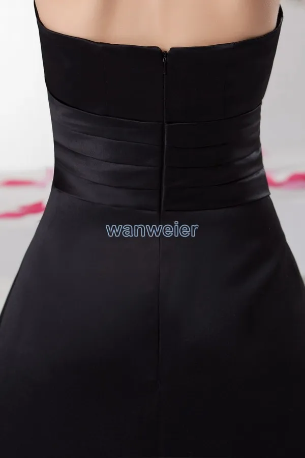 vestidos formales, новинка 2013, Лидер продаж, реальные изображения, высокое качество, дизайнерские волнистые плиссированные черные платья для невесты