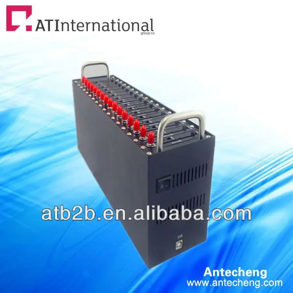 Высокая скорость 16 порт GSM SMS модемный пул MC55 900/1800/1900 МГц 16 портов модемный пул