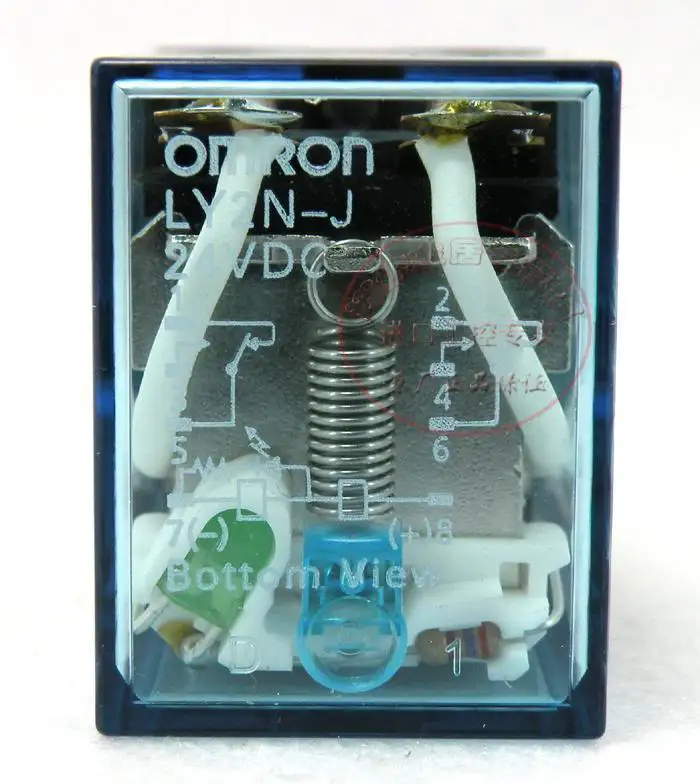 10 шт 24 V DC катушки Мощность реле DPDT LY2NJ HH62P-L JQX-13F