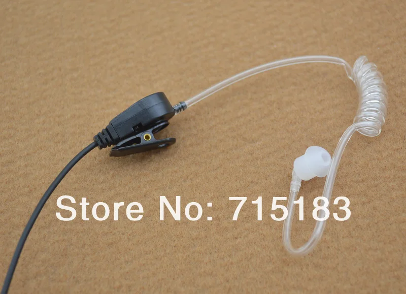 Kirisun KME-009 Air-Tube акустический наушник-микрофон с PTT для Kirisun PT5200 PT4200 PT260 PT3600 PT558 PT558S