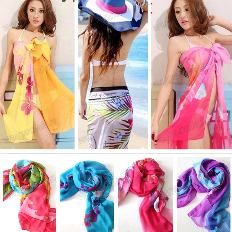 beach scarf dress