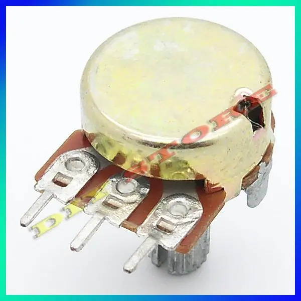 50pcs 15mm WH148 1k,2k,5k,10k,20k,50k,100k,250k,500k(Optional) Ohm Liner Taper Potentiometer Pot Rotary New-10000003