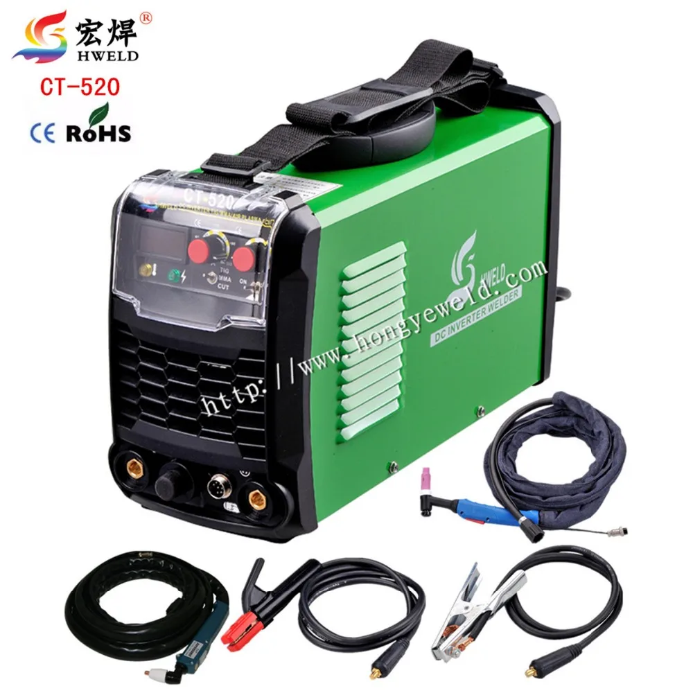 Tig Lasser 3in1 Draagbare Lasmachine CT520 Inverter Weld Air Plasma