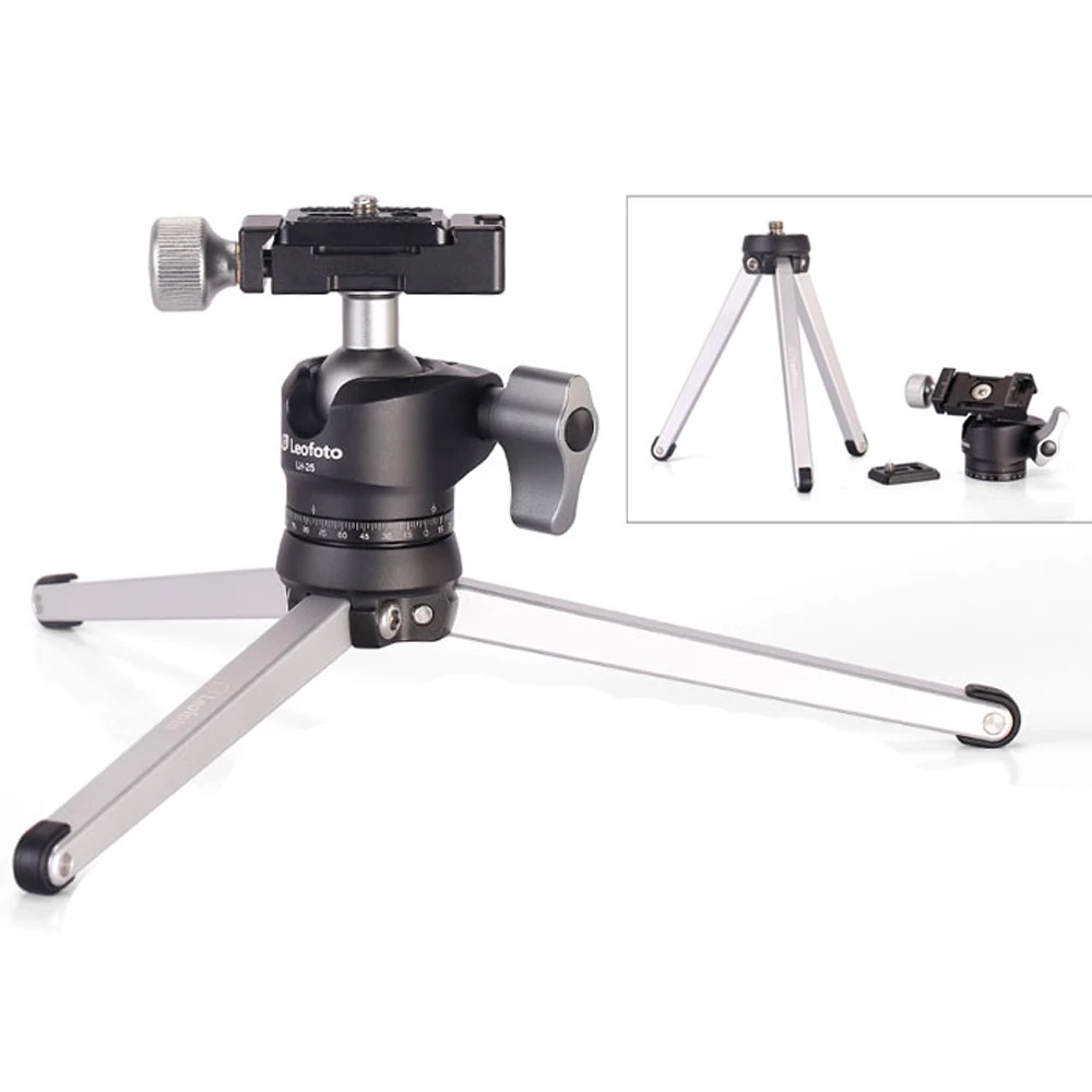 

Mini Portable Table Tripod for Camera / Desk Top Stand With Ball Head / Can be Put in Pocket / Similar with RRS TFA-01