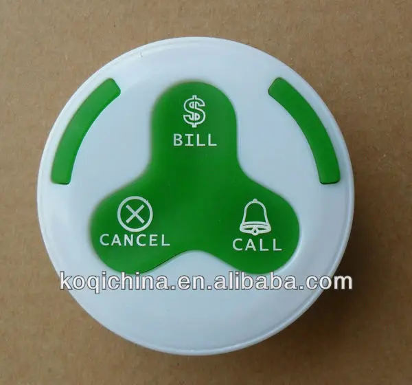 restaurant table button K-4-C wireless service call bell K-H3 catering system wireless call bell