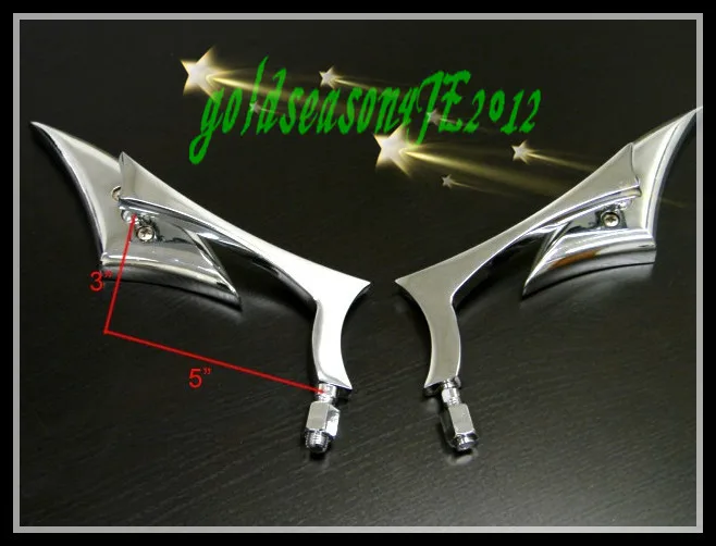 Копье Пользовательские CHROME Мини-Зеркала для Suzuki GSXR 600 750 1000 1300 Hayabusa GSX