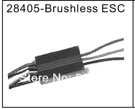 Запчасть для HSP 28404+ 28405 бесщеточный двигатель+ бесщеточный электронный Скорость революционная система управления питания для 1/16th RC для багги грузовика