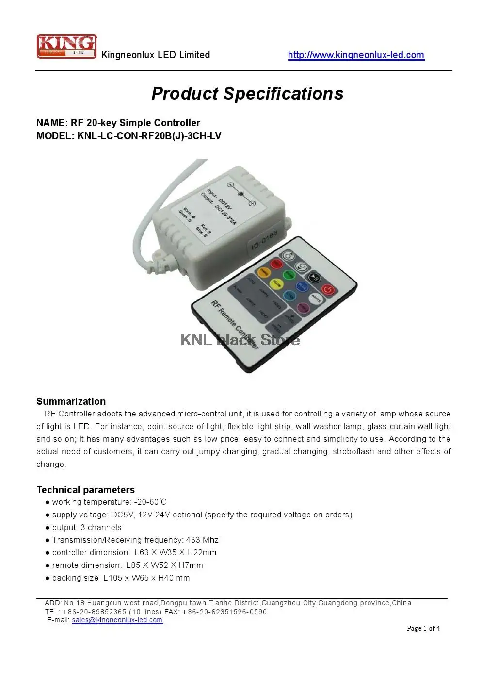 Брелоки 20 Led RGB контроллер Беспроводной RF пульт дистанционного управления для светодиодных лент smd5050, 3528, DC12V-24V 3 канала