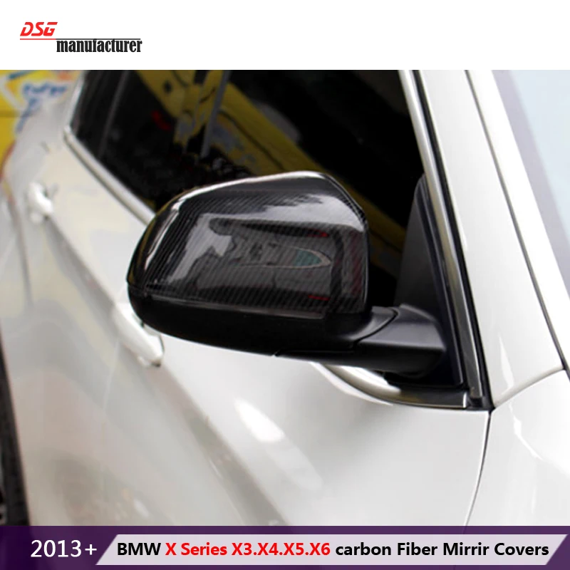 F25 LCI F26 F15 F16 универсальная сменная крышка зеркала из углеродного волокна для BMW 2016X3X4X5X6