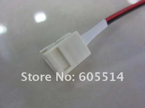 [Seven Neon]Free DHL Shipping LED PCB Adapter led strip Connector Cable for 3528 LED SMD Strip Light,14cm cable  no need welding