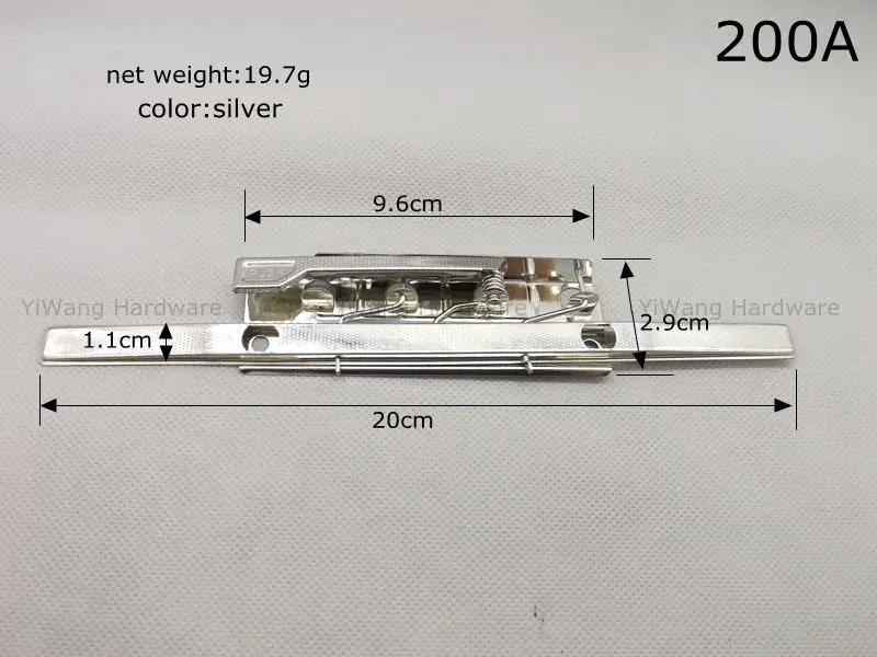 Good quality Manufacturer direct hot sales cheap files classification loose leaf binder clip folders office paper clamps - Цвет: 200A