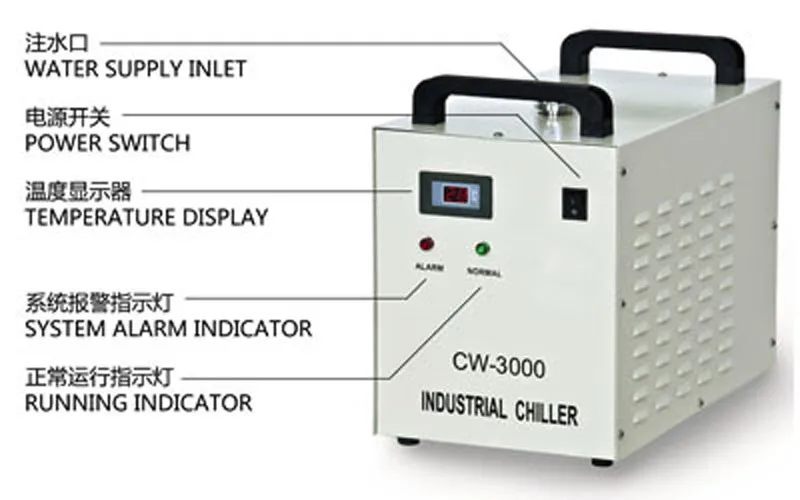 CW-3000DG промышленный охладитель воды не держащий тепло тип охладитель AC110V 50/60 Гц 50 Вт на градусов по Цельсию
