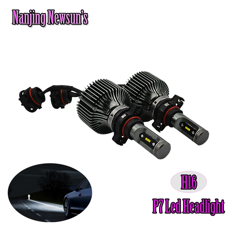 

Newest P7 Gen Car Led Headlight Kit 5202 H16 Headlight Fog Light Kit 30w 4200Lm 6000K Universal Use H4 H7 H8/H8/H11 9012 HIR2