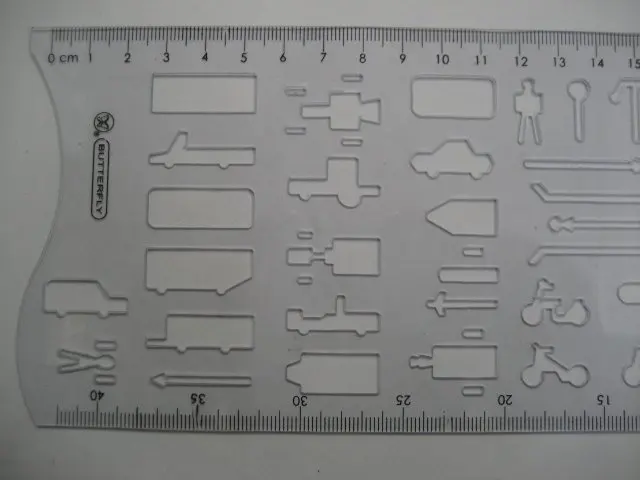 Plastic Drawing  ruler , transport , White , Wholesale and retail 