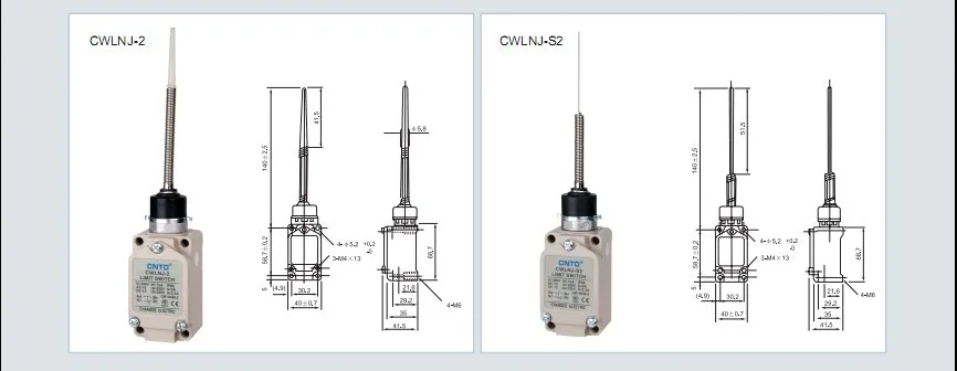 2 шт./лот высокое качество CNTD CWLNJ-2 воблый рычаг Концевой переключатель/микро-переключатель, сильный алюминиевый литой внешний корпус