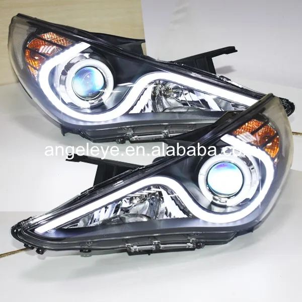 Для Hyundai Sonata YF Sonata I45 фары ангельские глазки светодиодный фонарь 2009- год LD