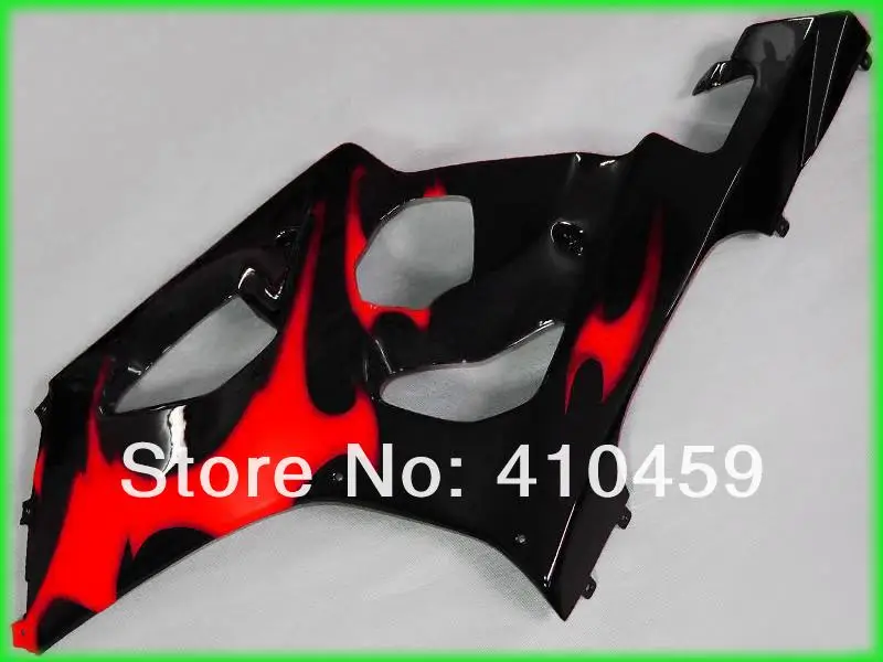 Мотоцикл обтекатель комплект для SUZUKI GSXR1000 GSX-R1000 GSXR 1000 K3 03 04 2003 2004 Горячий красный лаковый черный набор обтекателей обвесов SM14