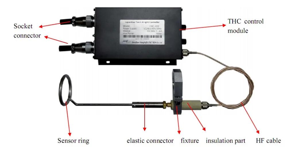 US $220.00 Fast delivery capacitive torch height controller CHC400 for cnc flame cutting machine update model of CHC200E