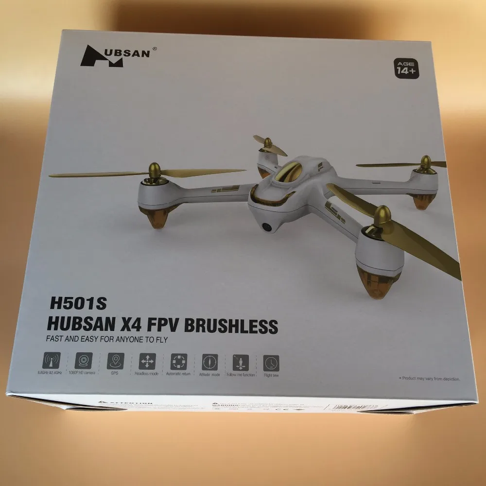 Hubsan H501S X4 PFV бесщеточный, аэрофотографический Квадрокоптер с gps камерой для начинающих гоночный Дрон с камерой
