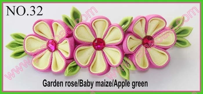 145 шт. 6 ''новые Kanzashi лепесток заколки катушка заколки волосы девушка клип