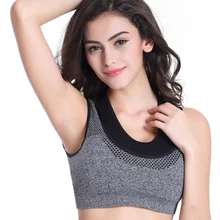 Daily Fitness Tank Stretch High Elastic Leave Two Padded Seamless Sports Bra Drop Shipping