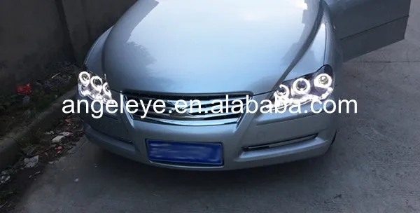 2005-2009Year для Toyota для REIZ светодиодный головной фонарь Angel Eye фары JC