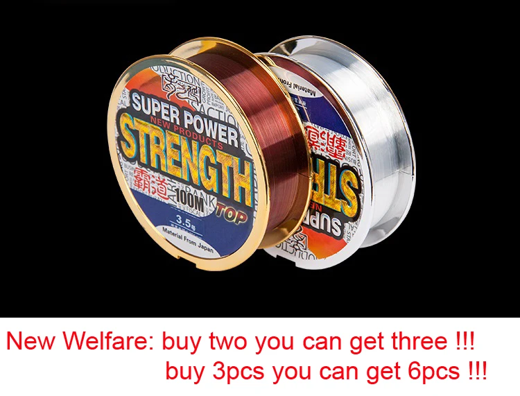 New Pure Japanese Original 100 Fluorocarbon Fishing Line LURE 100M