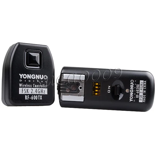 YONGNUO RF-602 2,4 ГГц беспроводной триггер+ 2 комплект приемников для Canon 600D 650D 5D MARK III 70D камера