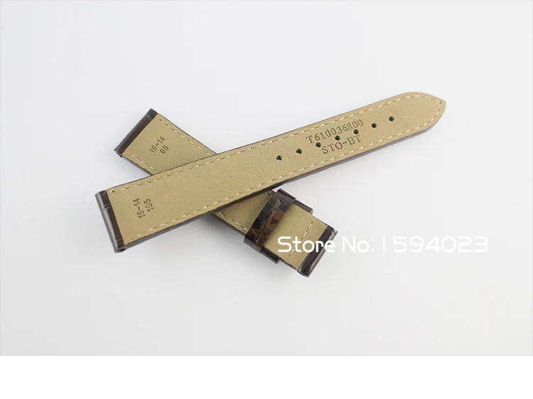 16 мм (Buckle14mm) для T099207A женщин коричневый Натуральная кожаные пальто краски Смотреть Группы ремень