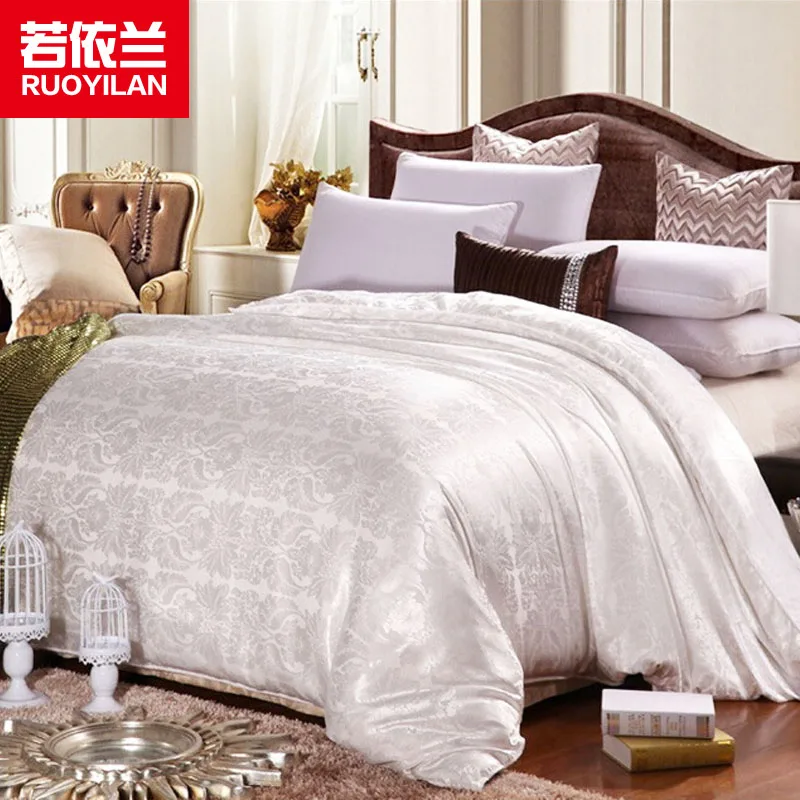 Handmade 100 Silk Quilt Silk Like Satin Fabric Bedding Blanket