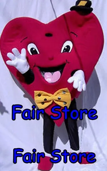 Стиль, красный костюм талисмана в виде сердца Святого Валентина, костюм для взрослых, костюм для маскарадных вечеринок, EMS, SW217