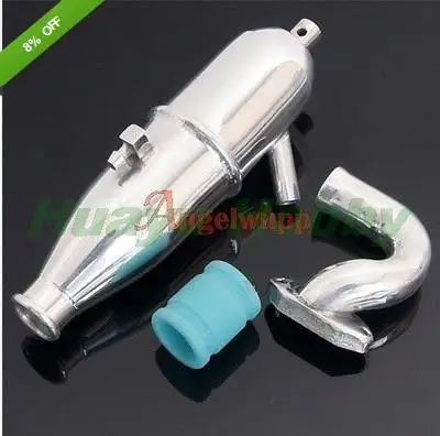 HSP part 02124 (102009) Tuned Exhaust Pipe Tubing For 1/10th RC scale model Buggy Car Truck spare parts