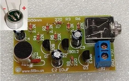 10 шт. комплект многоступенчатого усилителя/с микрофоном electret 3 zoom module SENSOR
