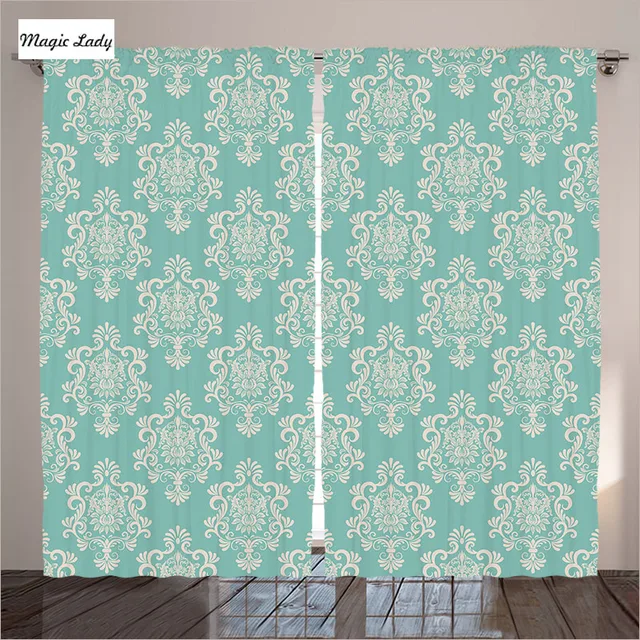 Damast Stof Gordijnen Voor Woonkamer Jacquard Verduisterende Luxe ... Damast Stof Gordijnen Voor Woonkamer Jacquard Verduisterende Luxe ...
